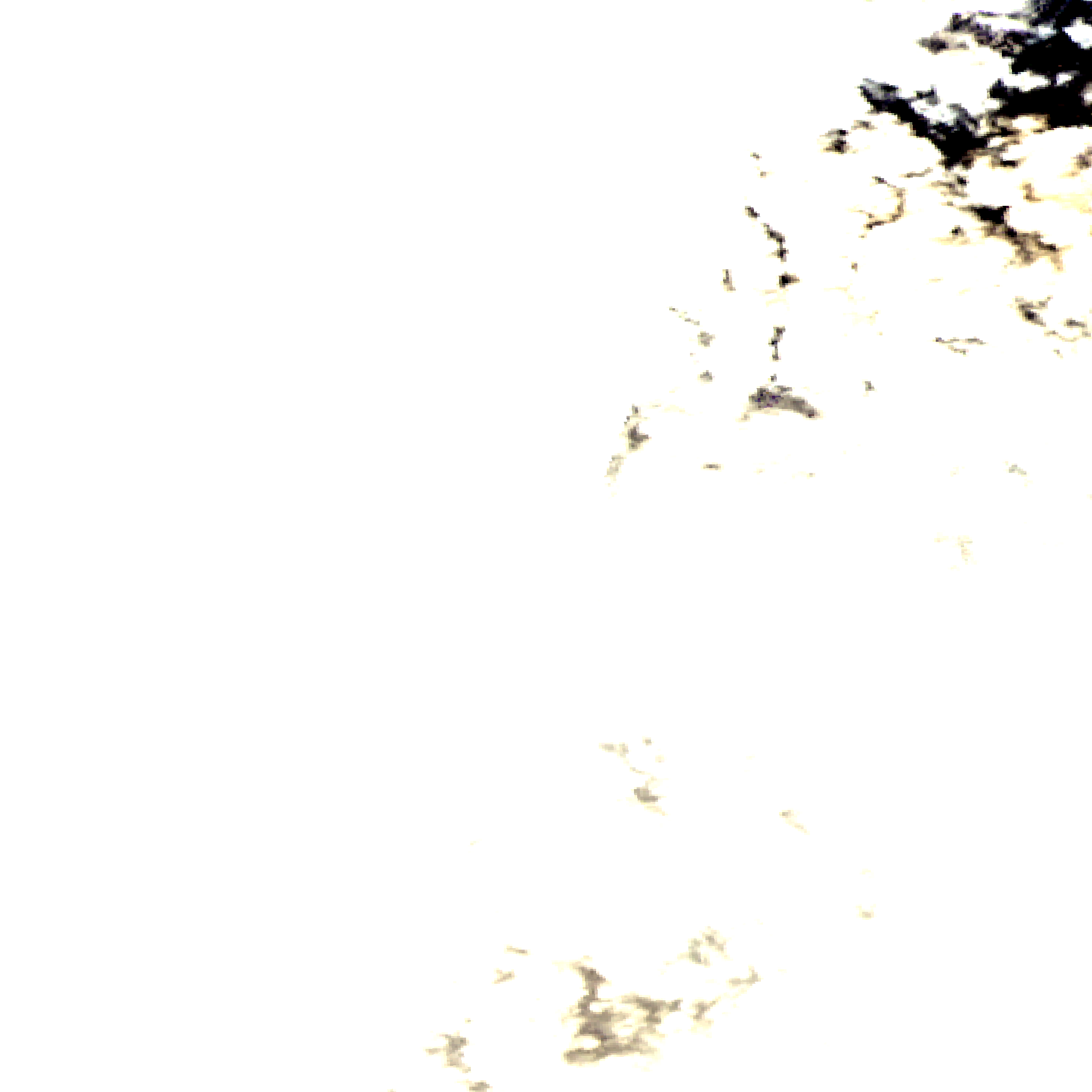 A half broken satellite image